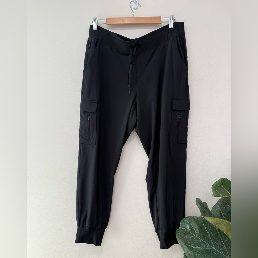 all in motion Black Cargo Jogger Pants with Drawcord